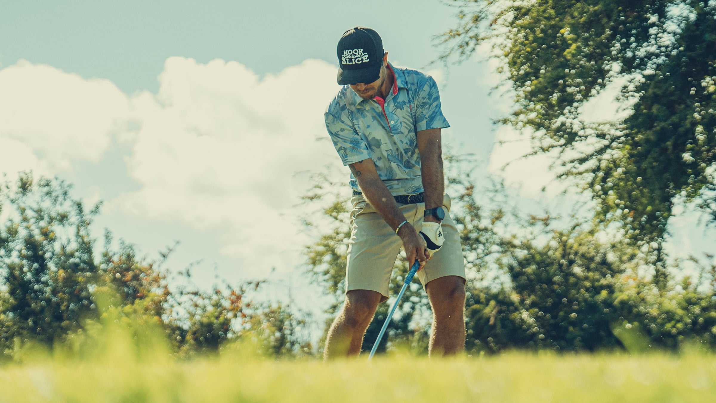 golfeur à La Réunion